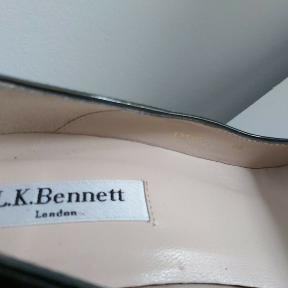 LK BENNETT Stila Courts Patent Leather Heels Pumps - Picture 4 of 8